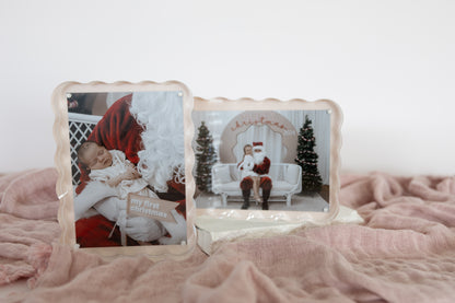 Scallop Acrylic Photo Frame