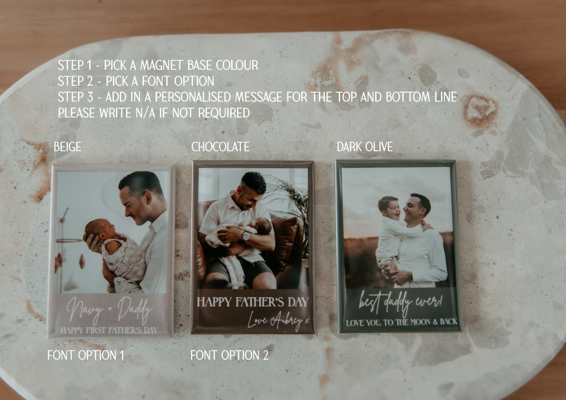 Father's Day Personalised Magnets